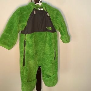 The North Face toddler one piece fleece
